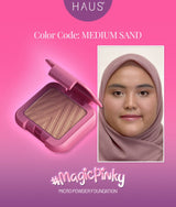 MAGIC PINKY MICRO POWDER FOUNDATION BY HAUS COSMETICS