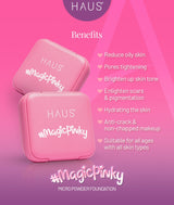 MAGIC PINKY MICRO POWDER FOUNDATION BY HAUS COSMETICS