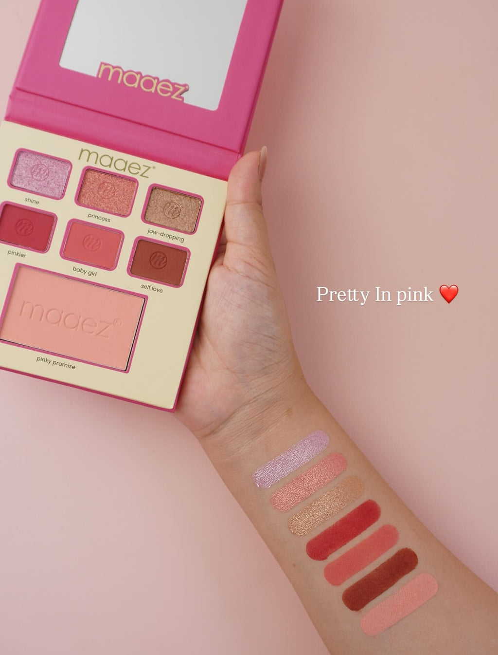 MAAEZ 2 IN 1 EYESHADOW & BLUSH PALETTE