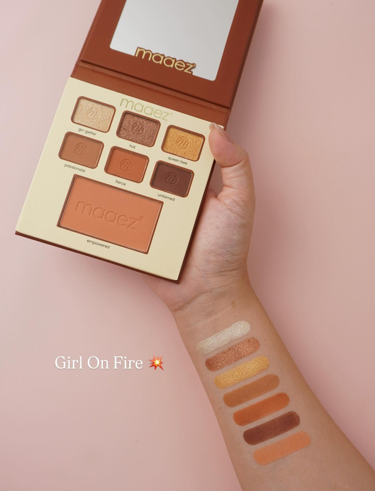 MAAEZ 2 IN 1 EYESHADOW & BLUSH PALETTE