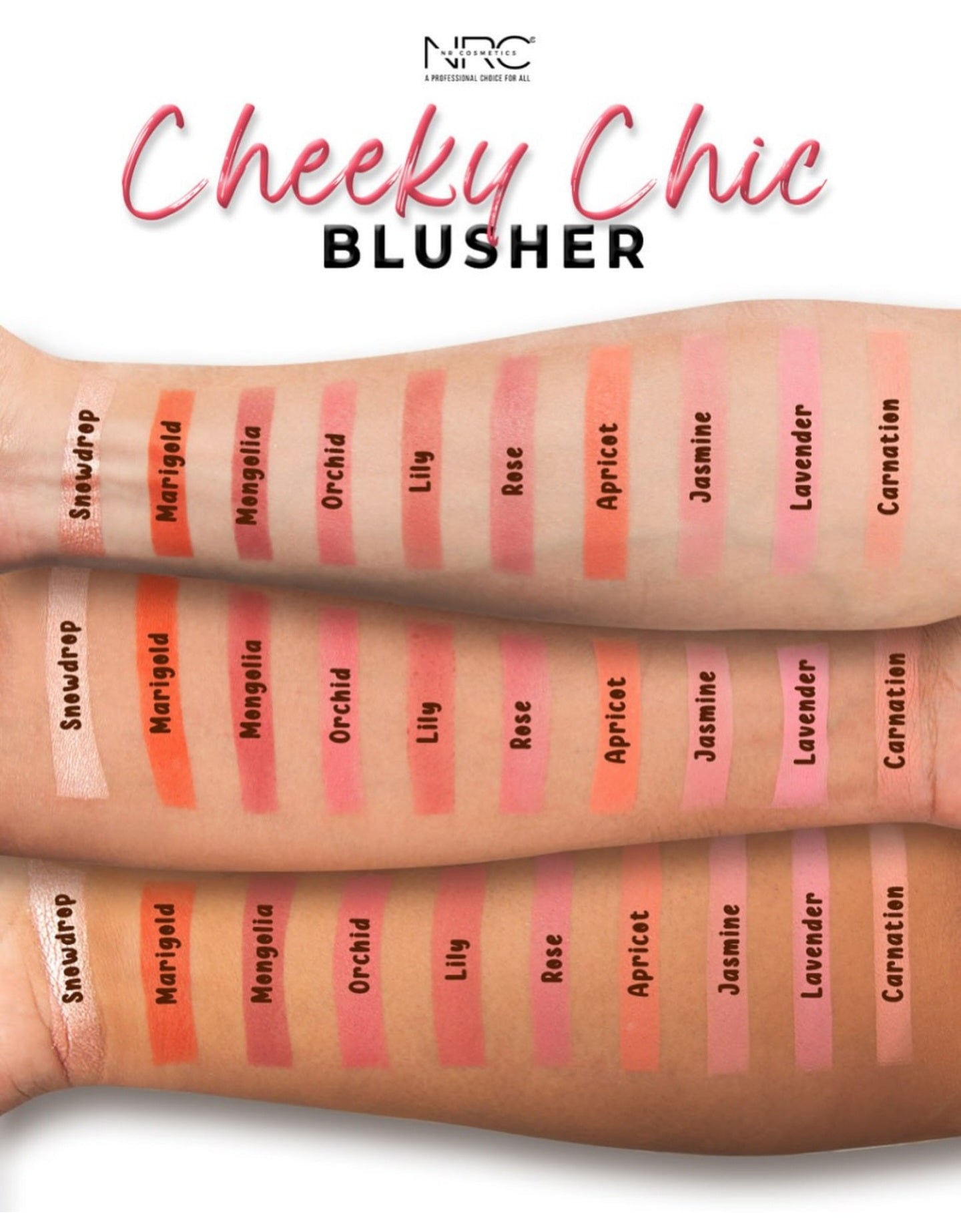 NRC CHEEKY CHIC EDITION BLUSHER