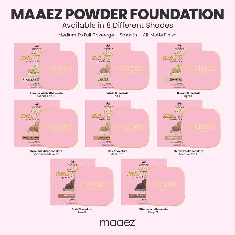 MAAEZ COSMETICS HD SKIN MATTE POWDER FOUNDATION