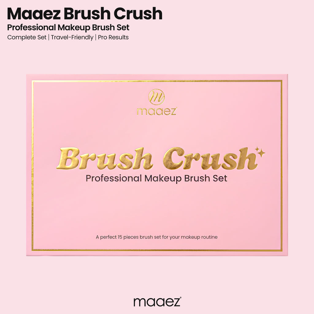 ️MAAEZ BRUSH CRUSH PROFESSIONAL MAKEUP BRUSH SET