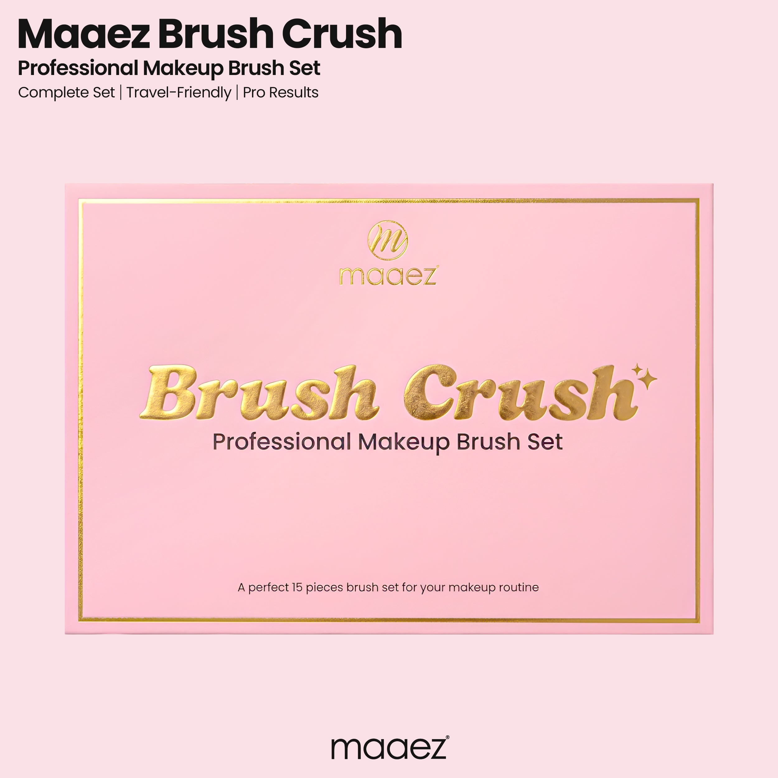 ️MAAEZ BRUSH CRUSH PROFESSIONAL MAKEUP BRUSH SET