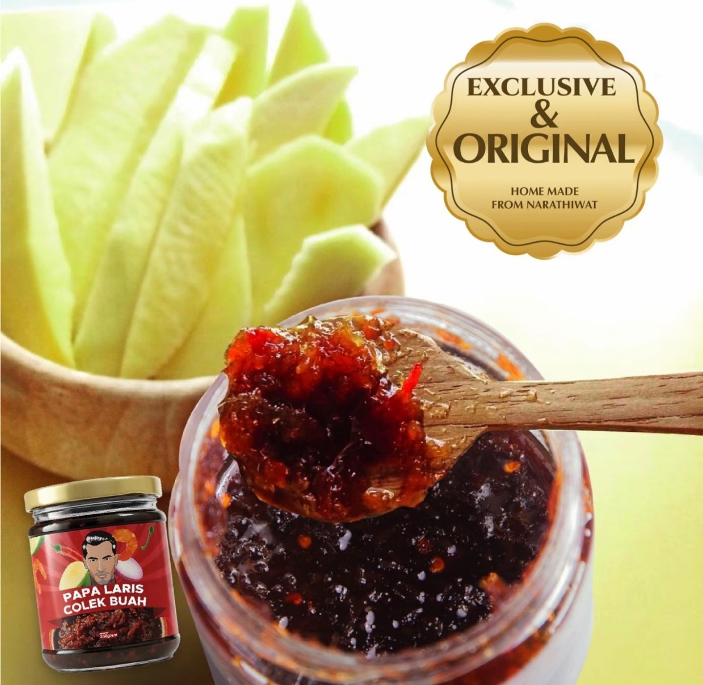 PAPA LARIS COLEK UDANG NARATHIWAT