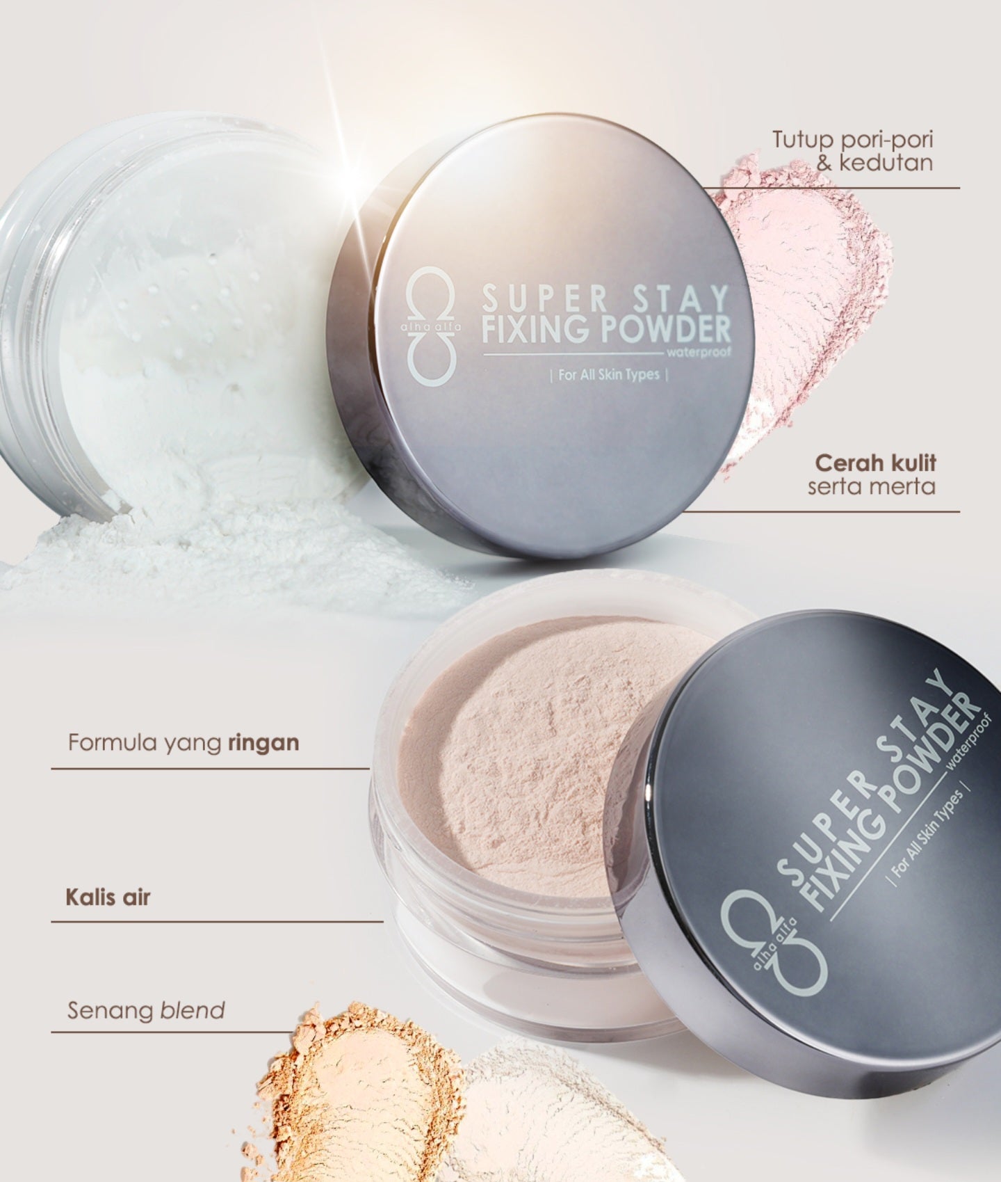 ALHA ALFA SUPER STAY FIXING LOOSE POWDER