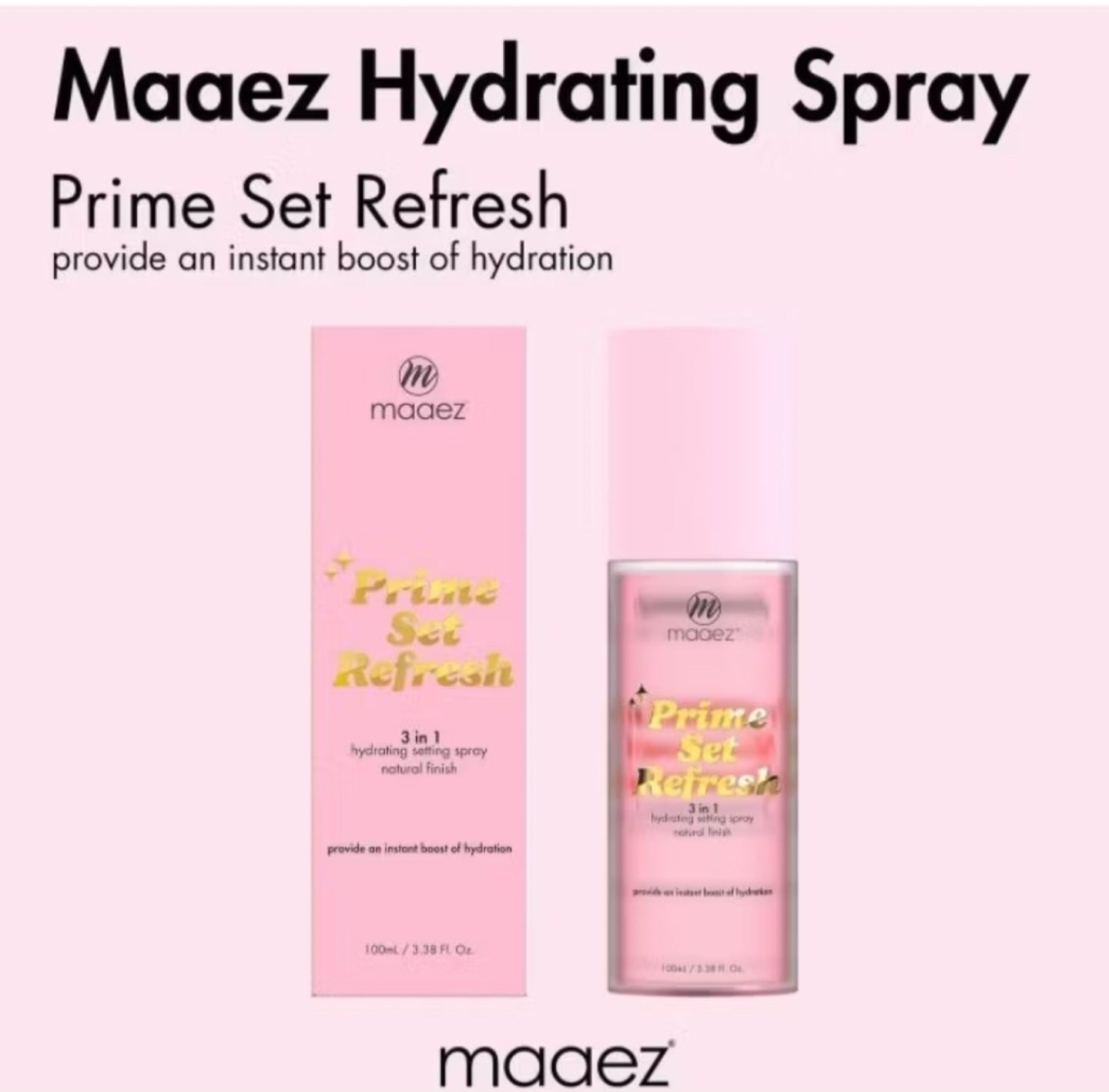 MAAEZ PRIME SET REFRESH HYDRATING SPRAY