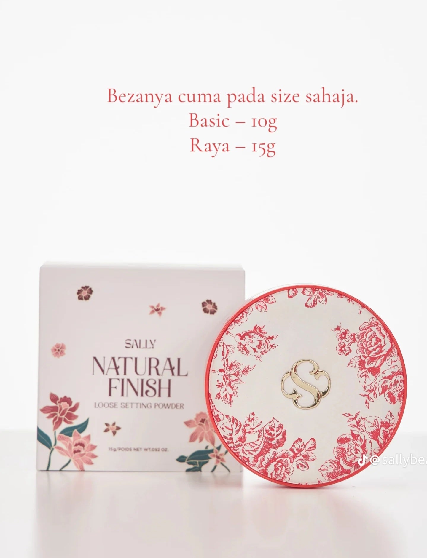 SALLY LOOSE SETTING POWDER NATURAL FINISH LIMITED / RAYA EDITION