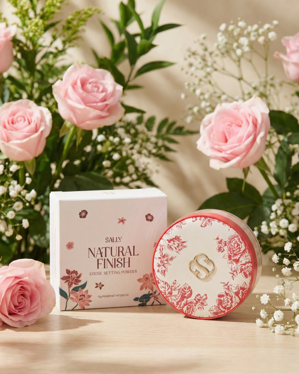 SALLY LOOSE SETTING POWDER NATURAL FINISH LIMITED / RAYA EDITION