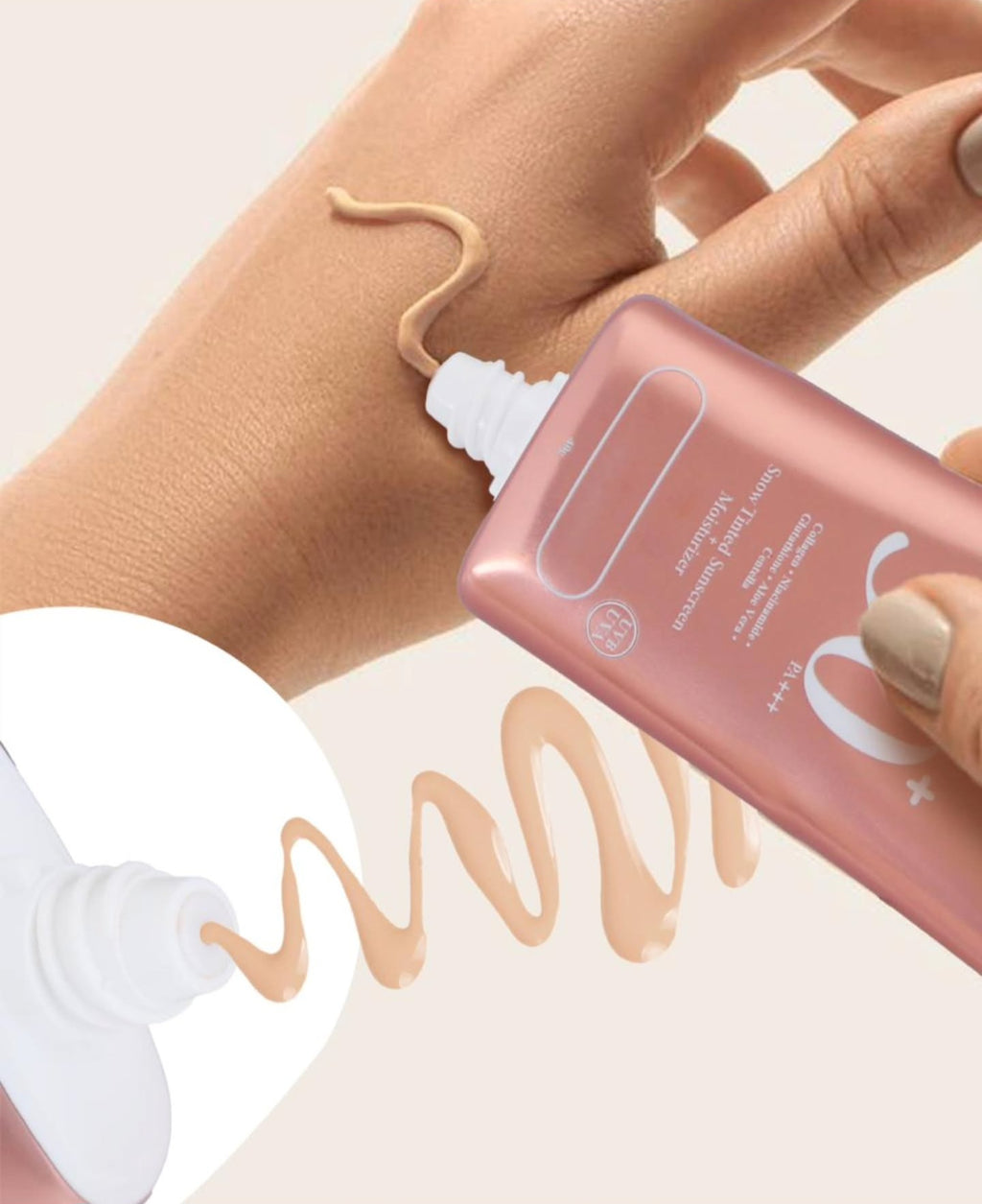 DHERBS SPF50 SNOW TINTED MOISTURISER