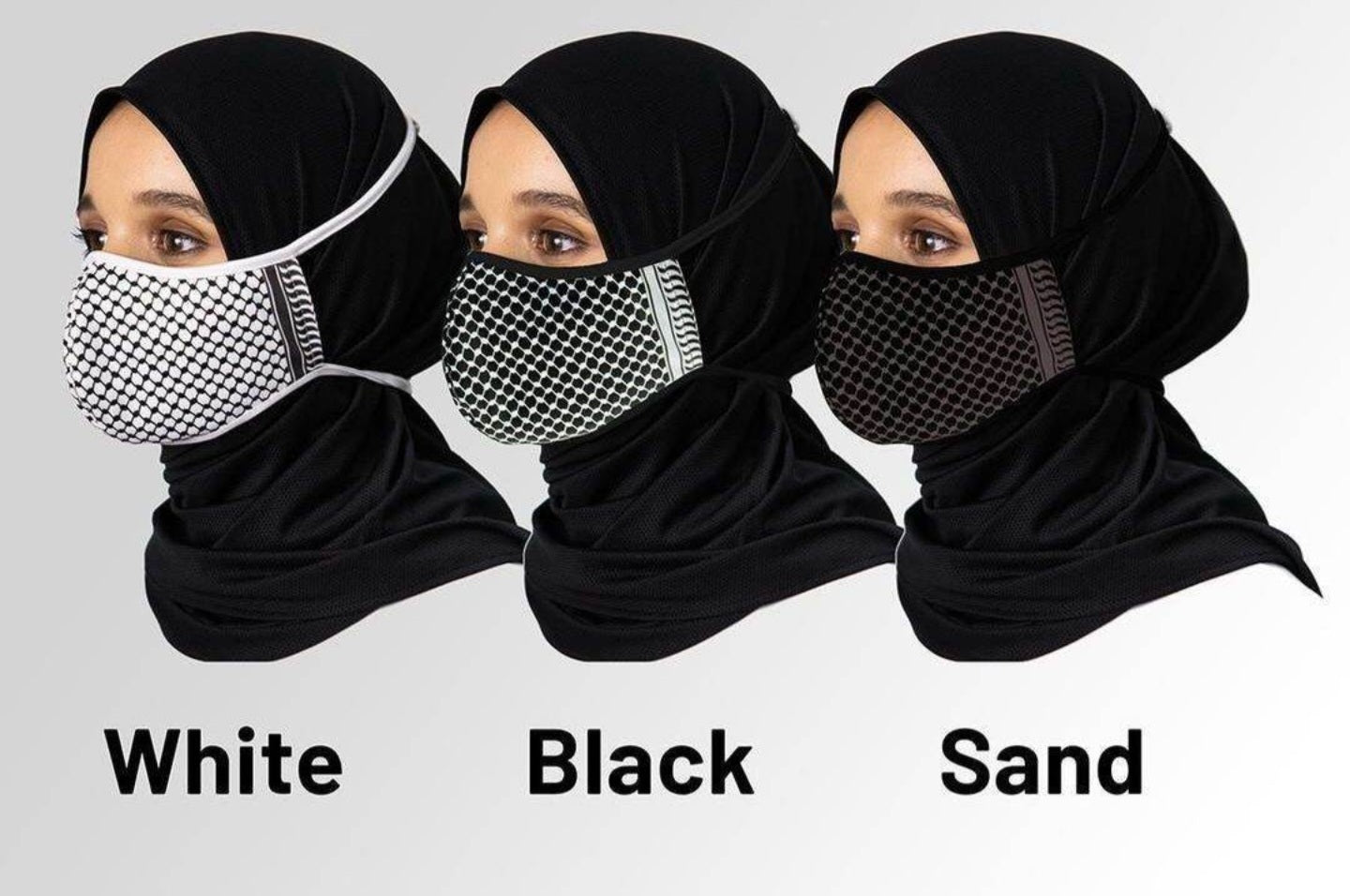 INNERSEJUK FREEDOM SERIES TIE-BACK PREMIUM DRI-CHILL FABRIC FACEMASK