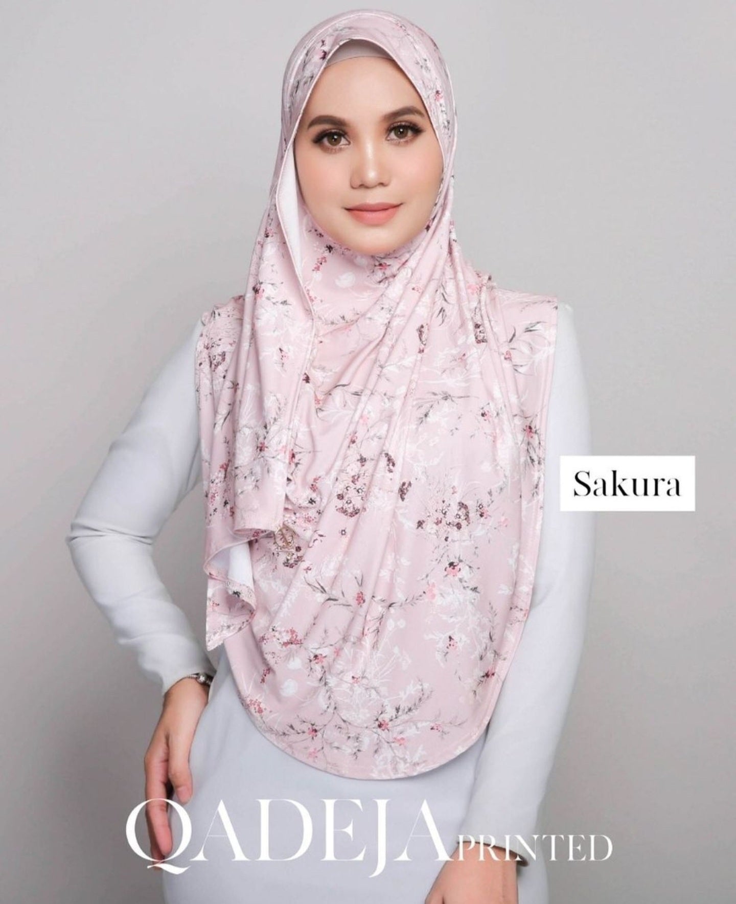 QADEJA PRINTED INSTANT HIJAB BY THE GRANDAHLIA