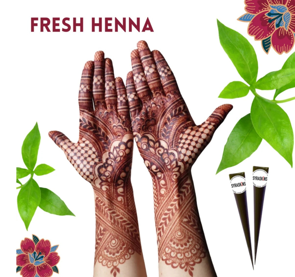 SYRASKINS FRESH HENNA CONE