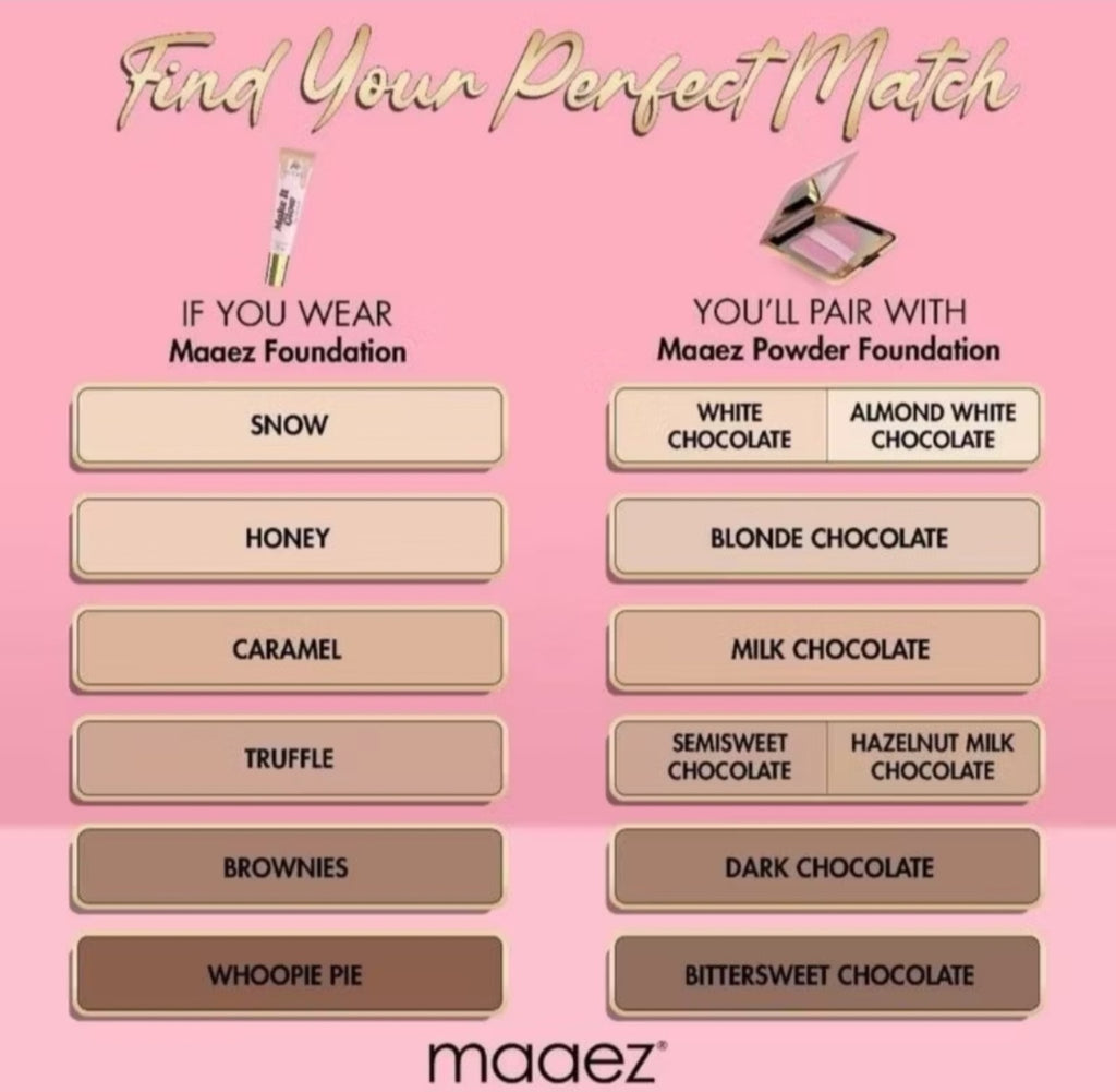 MAAEZ COSMETICS HD SKIN MATTE POWDER FOUNDATION