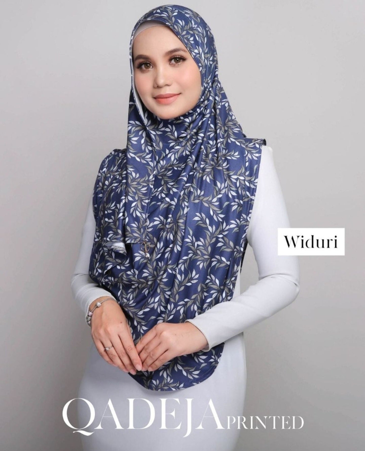 QADEJA PRINTED INSTANT HIJAB BY THE GRANDAHLIA