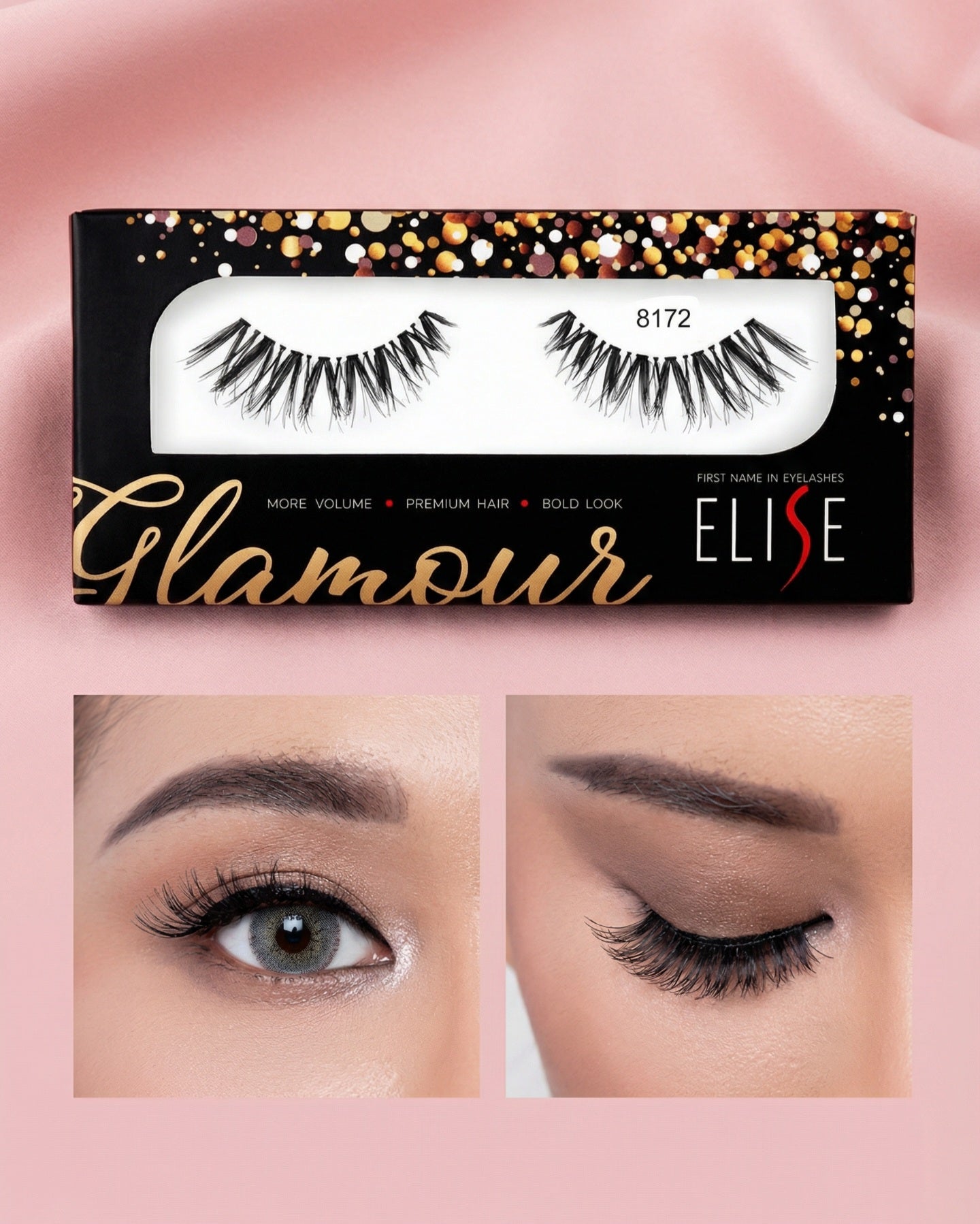 ELISE GLAMOUR SERIES EYELASHES CODE 8172