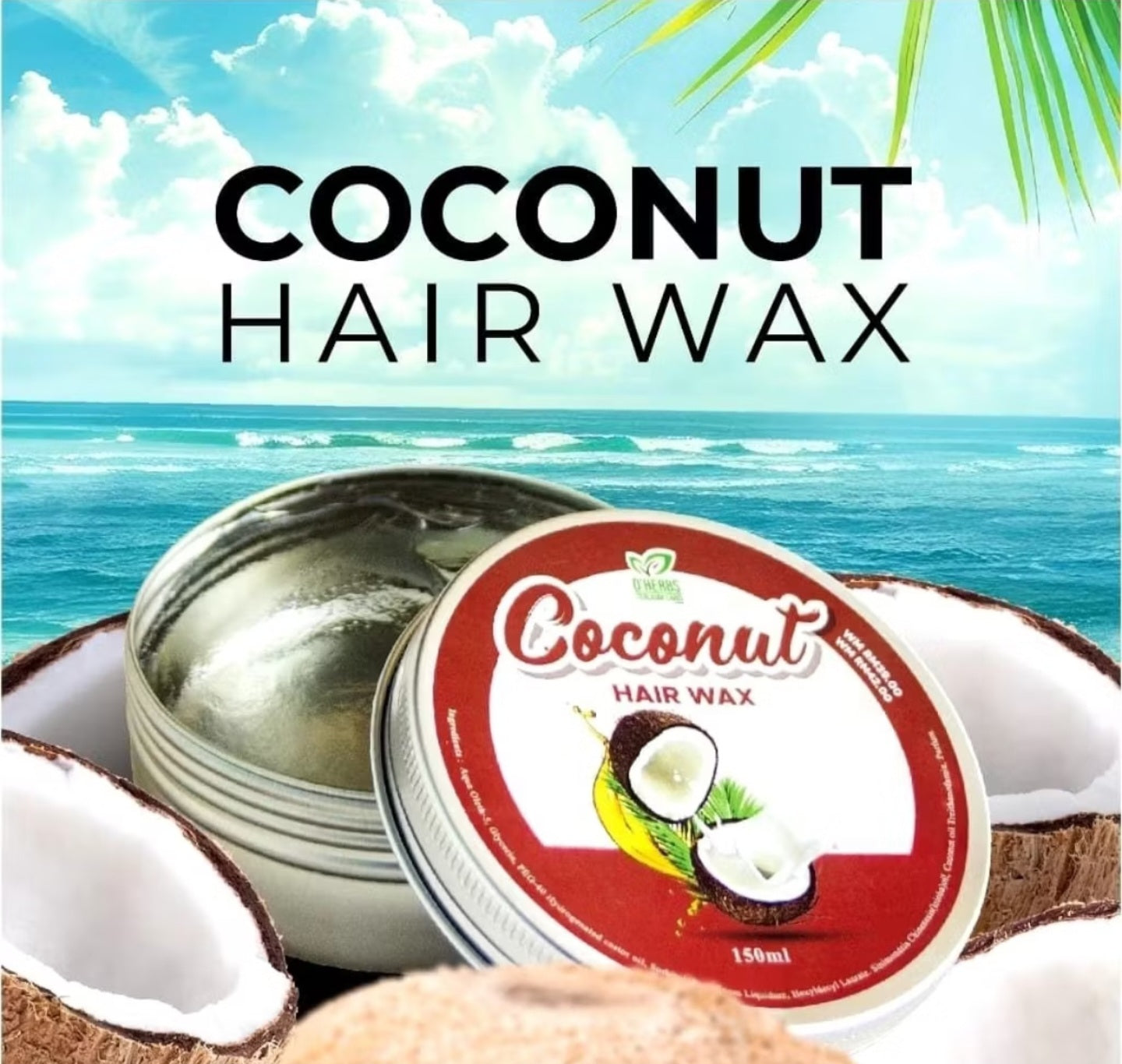 DHERBS COCONUT HAIR WAX