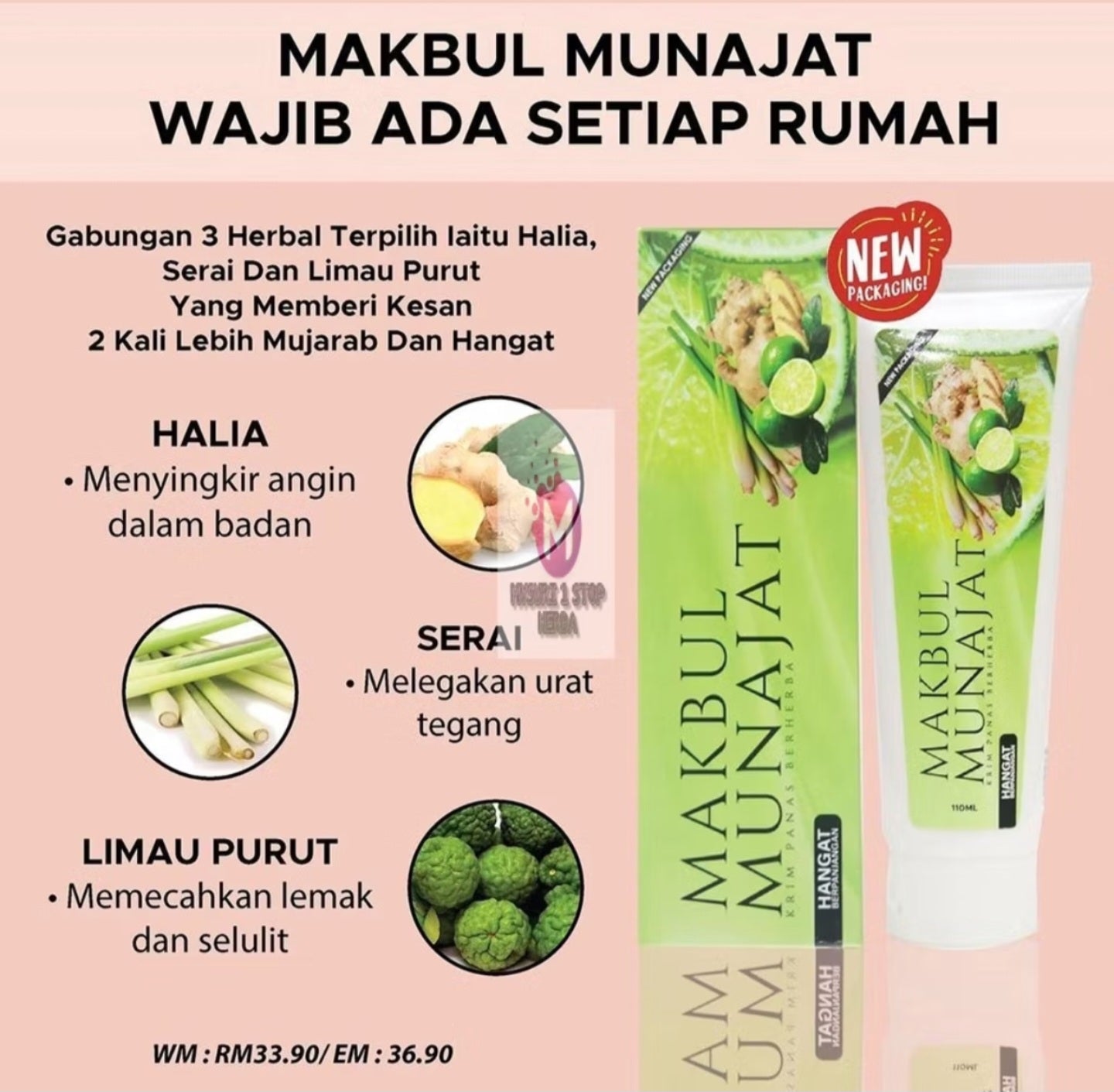 DHERBS KRIM PANAS MAKBUL MUNAJAT