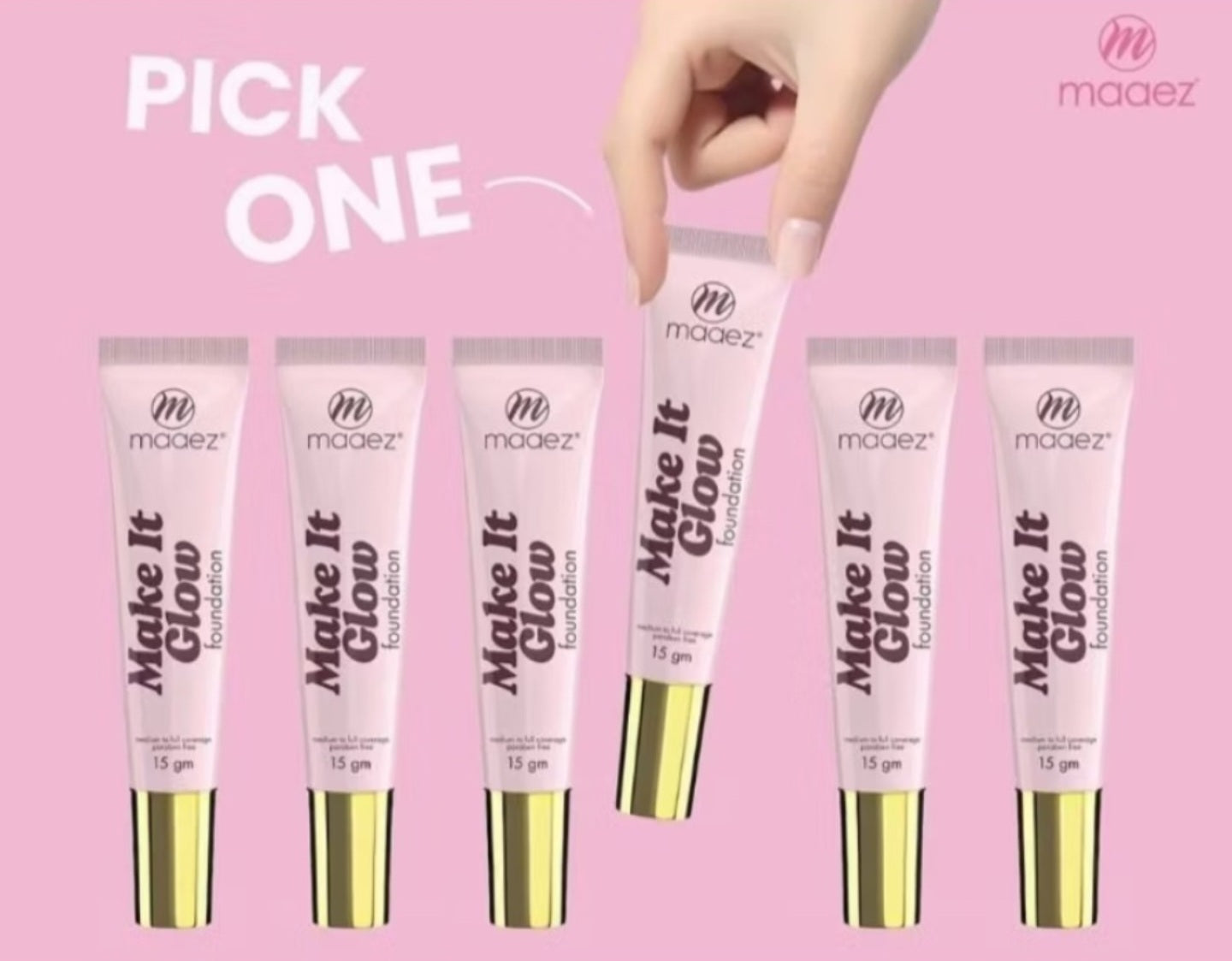 MAAEZ SPF45 MAKE IT GLOW FOUNDATION