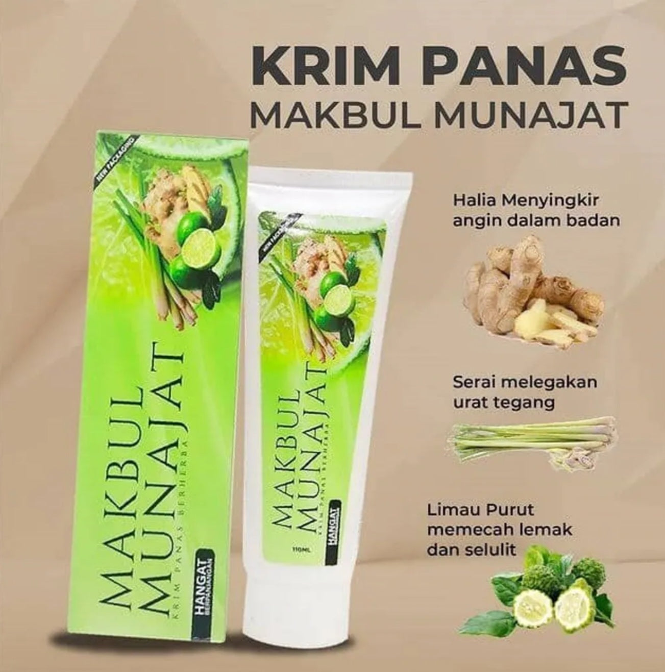 DHERBS KRIM PANAS MAKBUL MUNAJAT