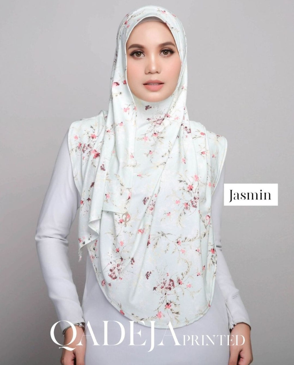 QADEJA PRINTED INSTANT HIJAB BY THE GRANDAHLIA