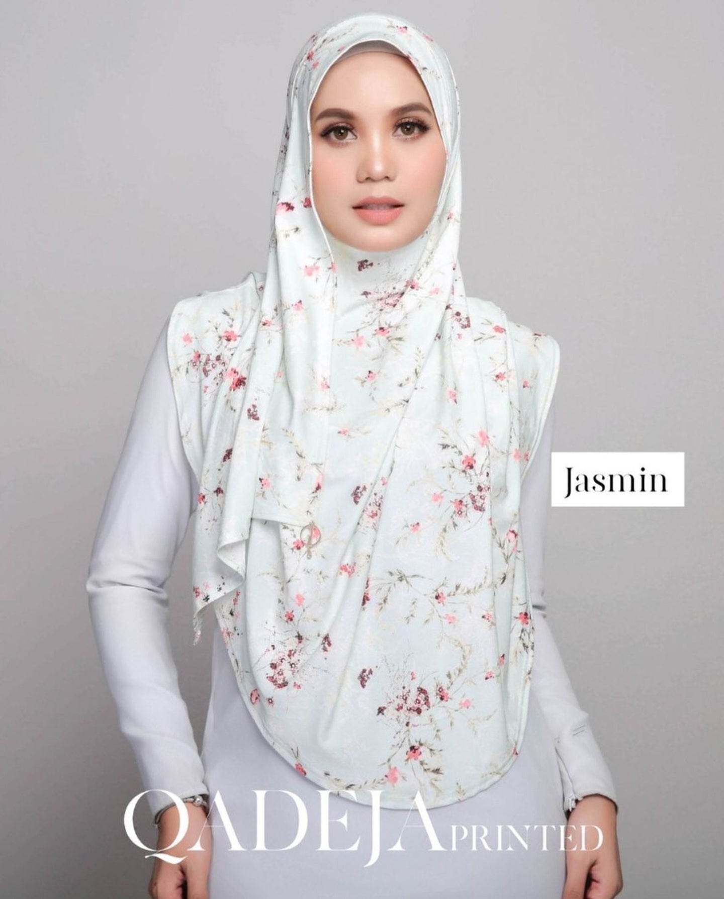 QADEJA PRINTED INSTANT HIJAB BY THE GRANDAHLIA