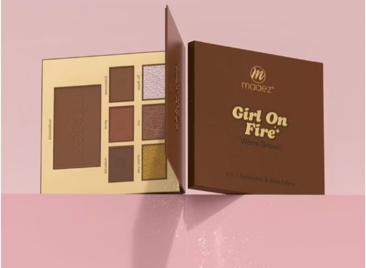 MAAEZ 2 IN 1 EYESHADOW & BLUSH PALETTE