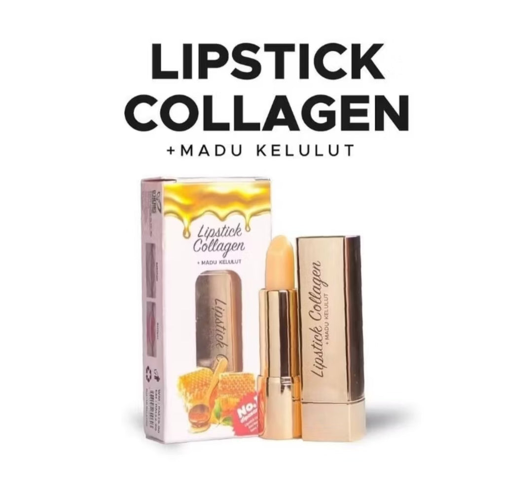 DHERBS LIPSTICK COLLAGEN+ MADU KELULUT