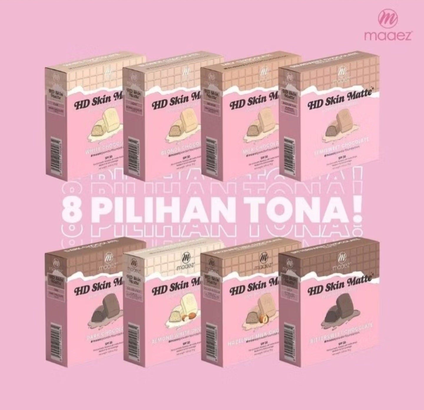 MAAEZ COSMETICS HD SKIN MATTE POWDER FOUNDATION