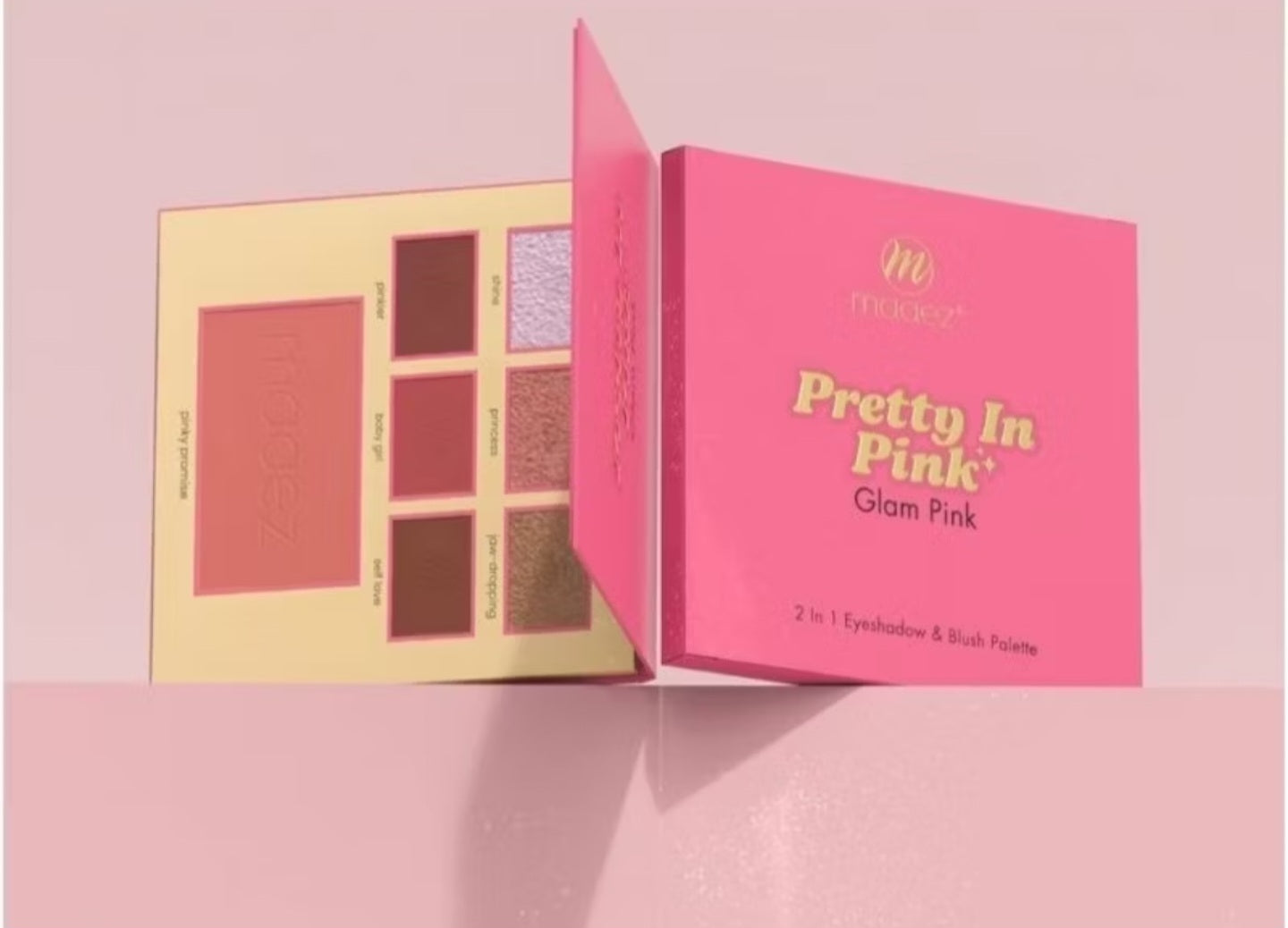 MAAEZ 2 IN 1 EYESHADOW & BLUSH PALETTE