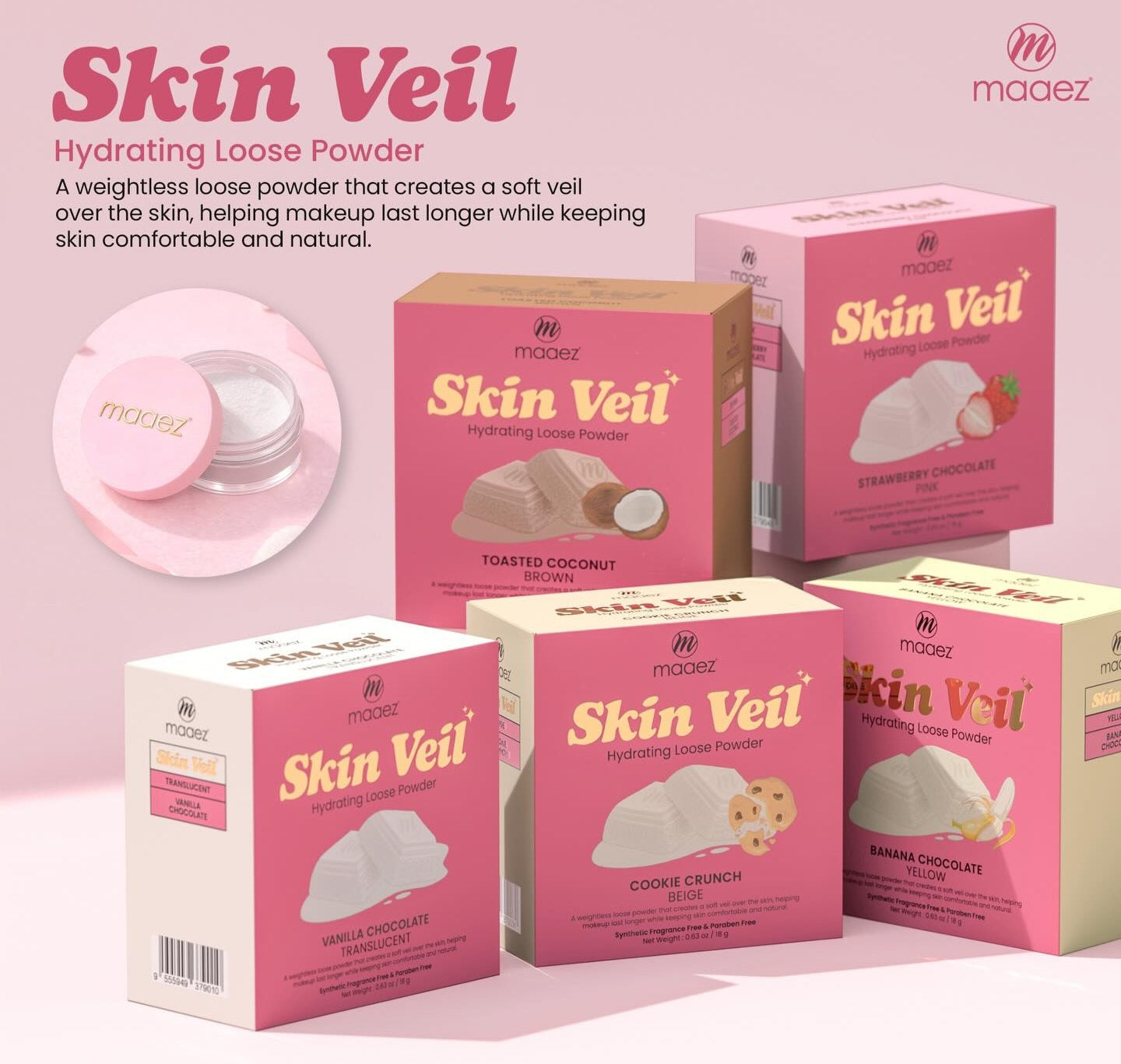 (NEW) MAAEZ SKIN VEIL HYDRATING LOOSE POWDER