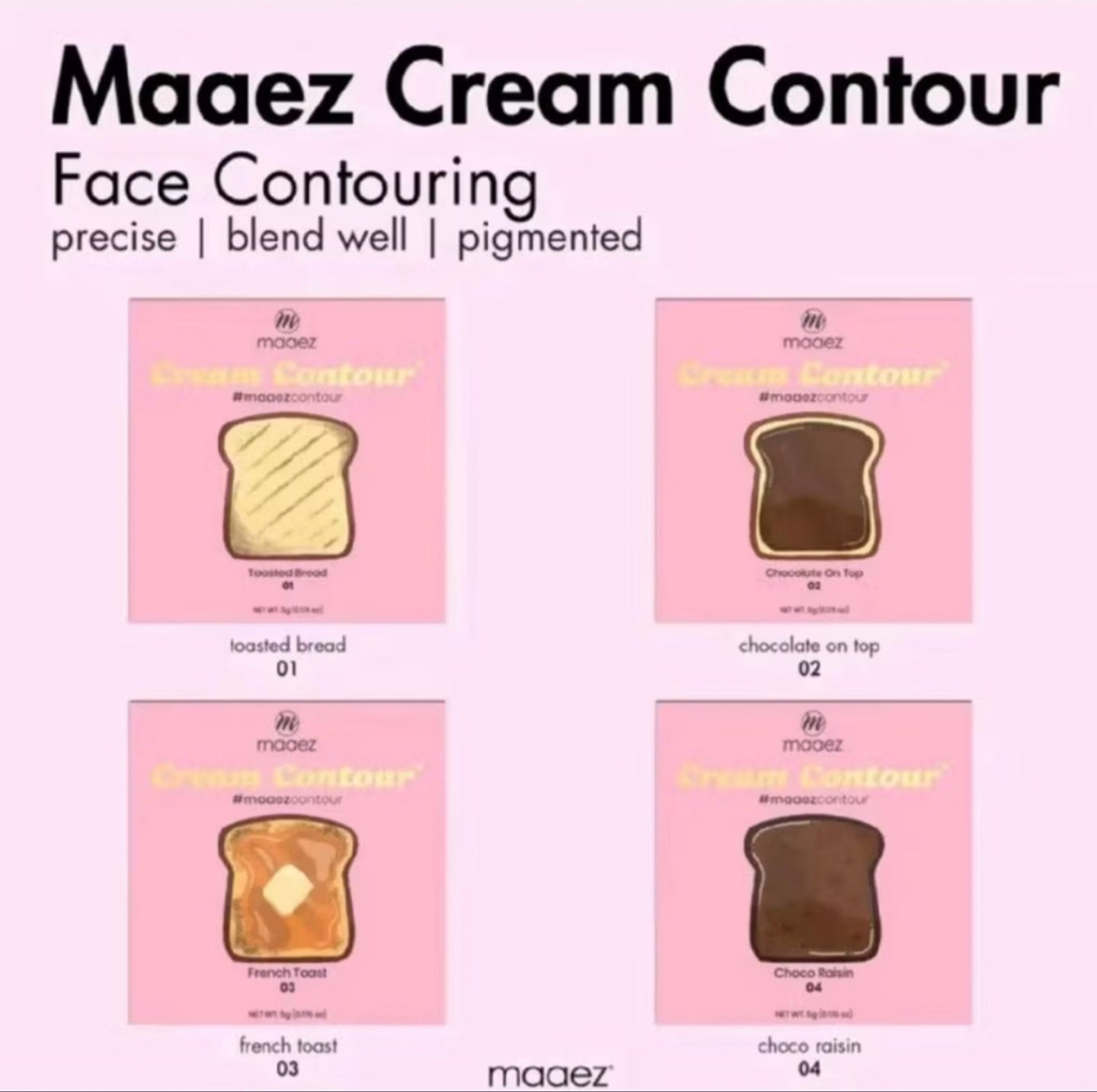 MAAEZ COSMETICS CREAM CONTOUR