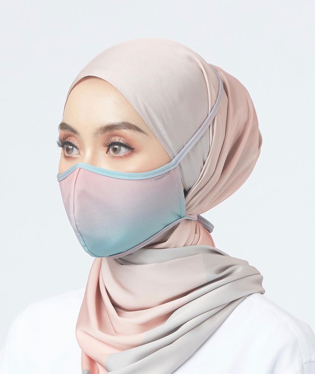 INNERSEJUK OMBRE SERIES PREMIUM DRI-CHILL FABRIC FACEMASK