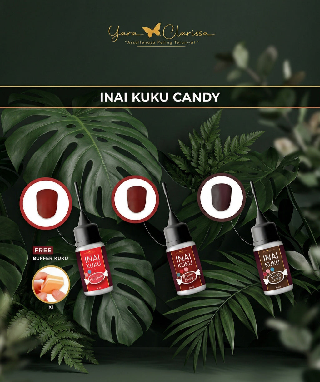 YARA CLARISSA 1 + 7 NAIL HENNA PACK