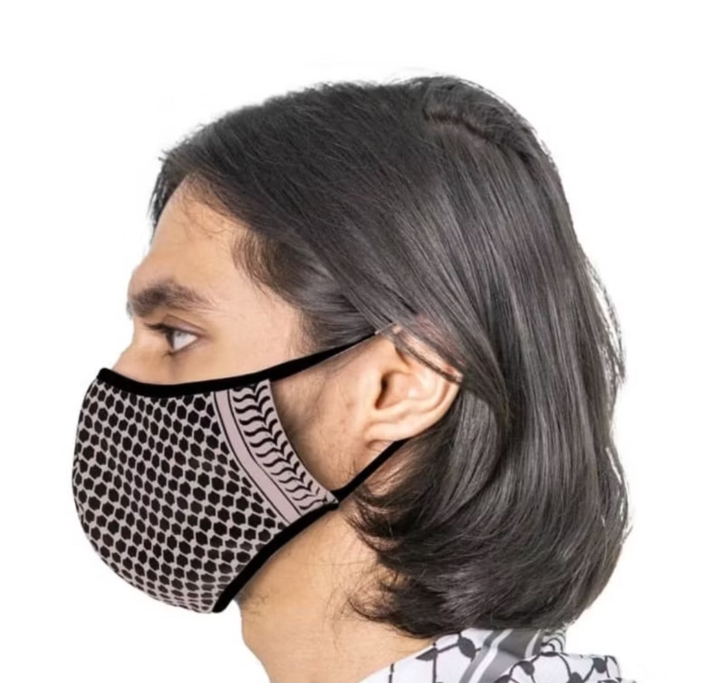 INNERSEJUK FREEDOM SERIES EARLOOP PREMIUM DRI-CHILL FABRIC FACEMASK